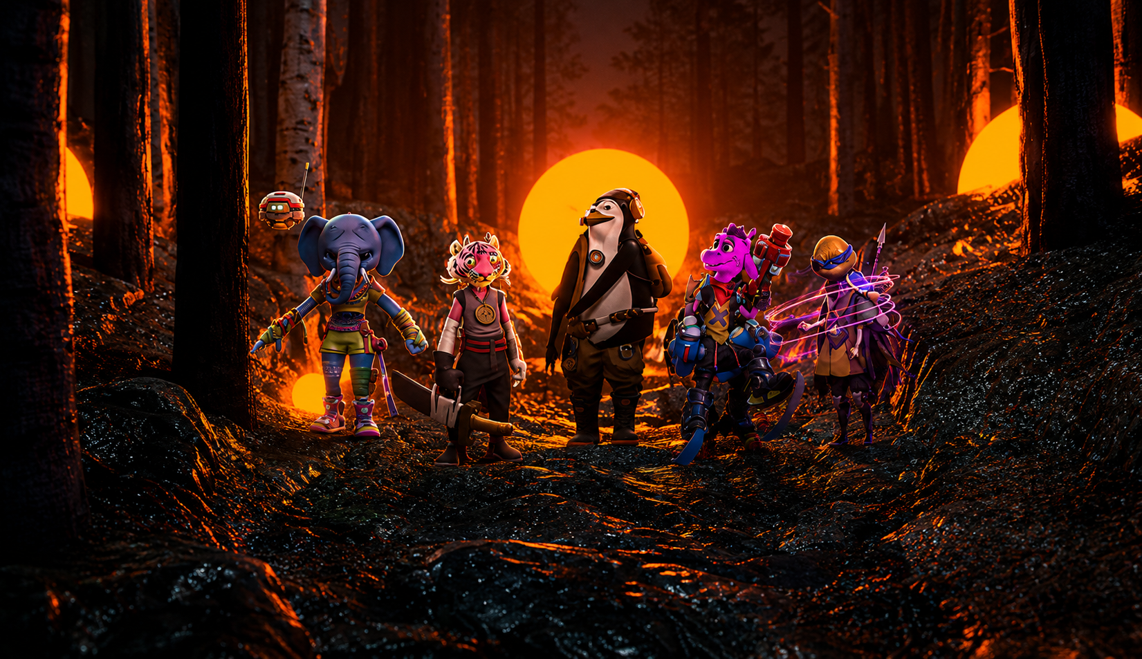 AZE Lush Biopunk Forest Planet
