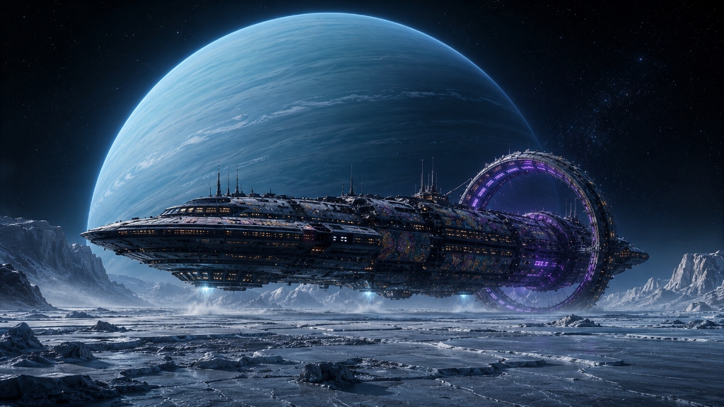 Landing on Titania